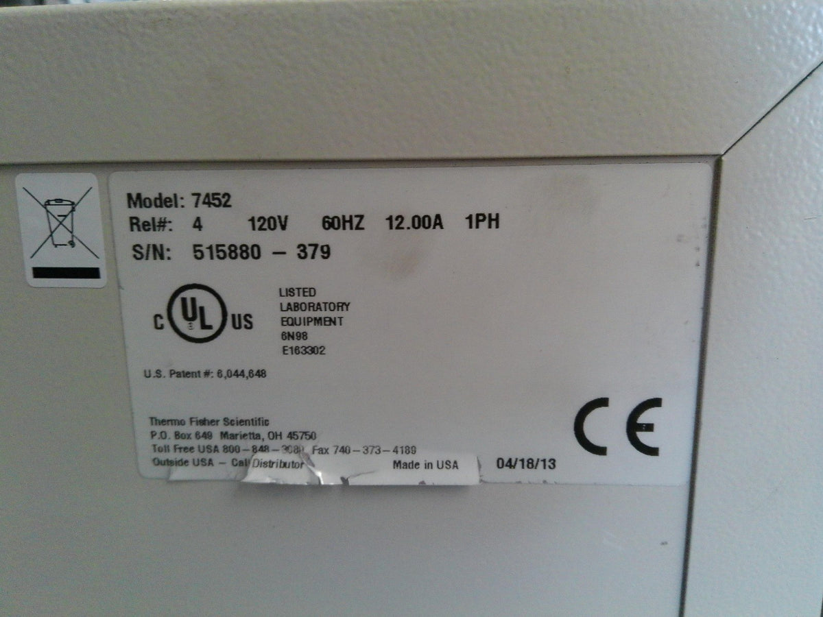 Thermo Scientific 7452 CryoMed Controlled Rate Freezer 34L (2013)