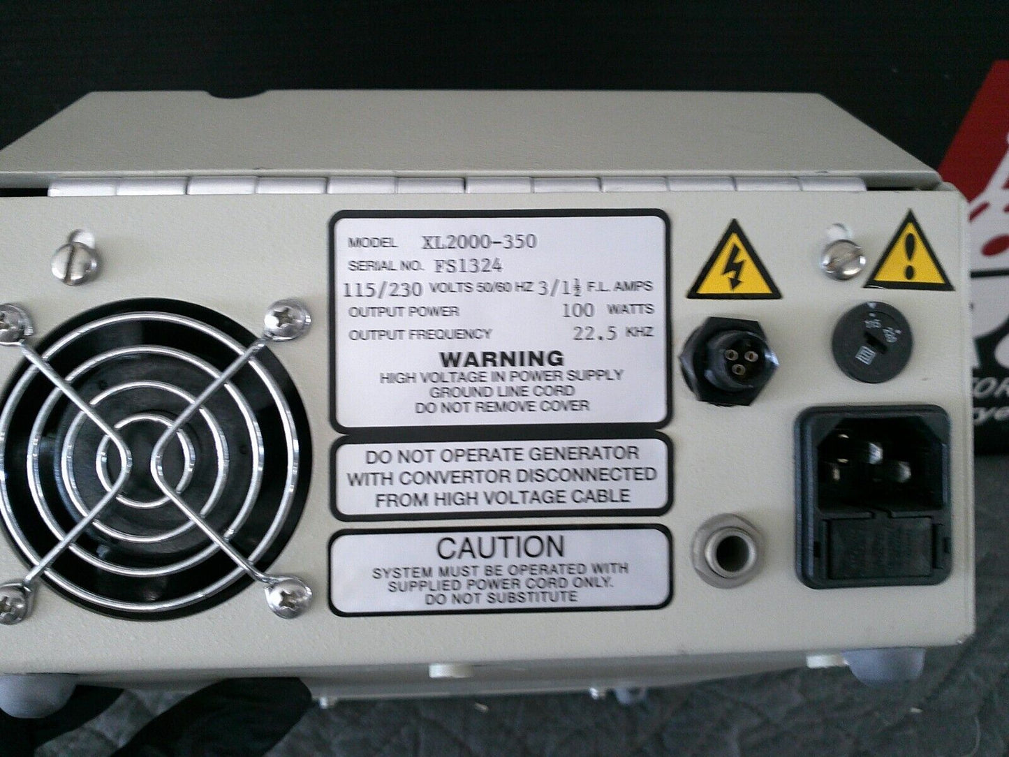 Fisher Scientific XL2000-350 Sonic Dismembrator 100