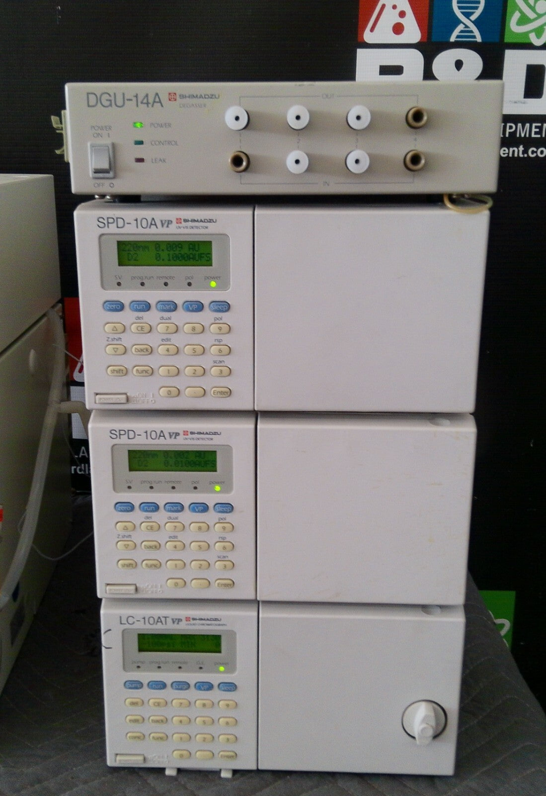 Shimadzu SIL-10 VP HPLC Auto Injector, Liquid Chromographer, UV-VIS System