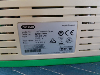 Bio-Rad T100 96 Well Thermal Cycler PCR Gene Analysis System