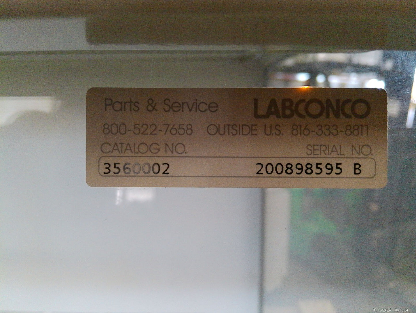 Fisherbrand/Labconco 3ft 3560002 HEPA PCR Workstation Laminar Flow w/UV Lighting