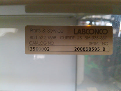 Fisherbrand/Labconco 3ft 3560002 HEPA PCR Workstation Laminar Flow w/UV Lighting