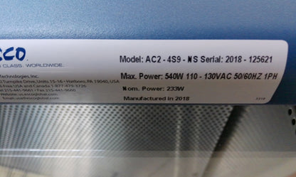 Esco 4ft AC2-4S9-NS A2 Biosafety/Biological Safety Cabinet w/Stand & UV+Warranty