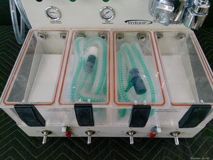 VetEquip Impac 6 Quad-Chamber Rodent/Mouse Veterinary Anesthesia System