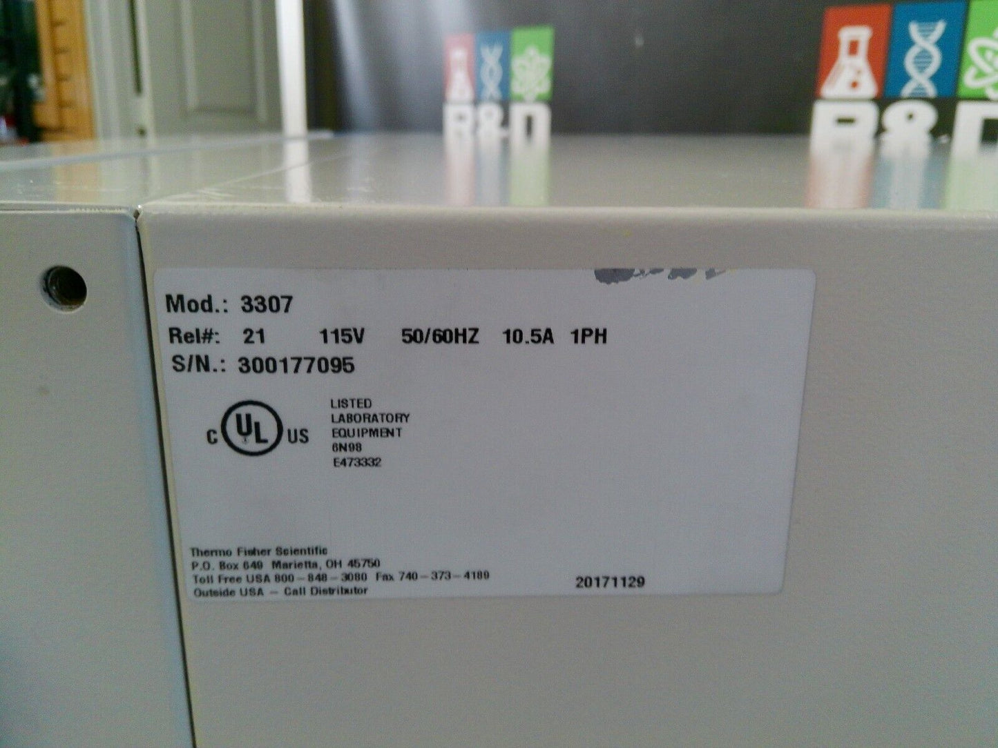 Thermo Scientific 3307 Steri-Cult CO2 Incubator 8.2Cf 120v