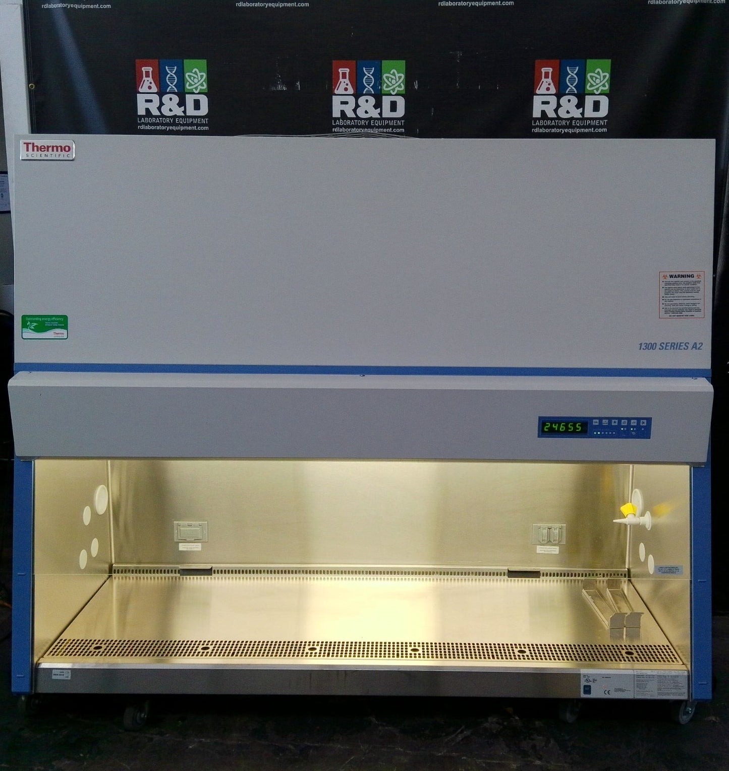 Thermo Scientific 6ft 1377 A2 Biosafety Cabinet w/UV & Stand FULLY TESTED