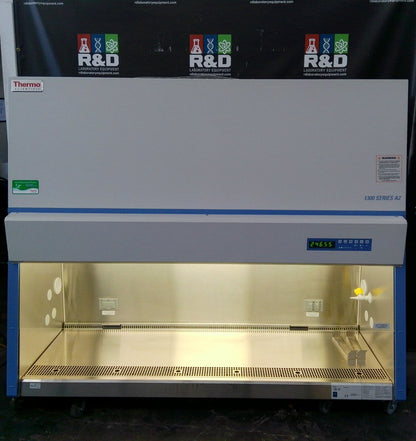 Thermo Scientific 6ft 1377 A2 Biosafety Cabinet w/UV & Stand FULLY TESTED