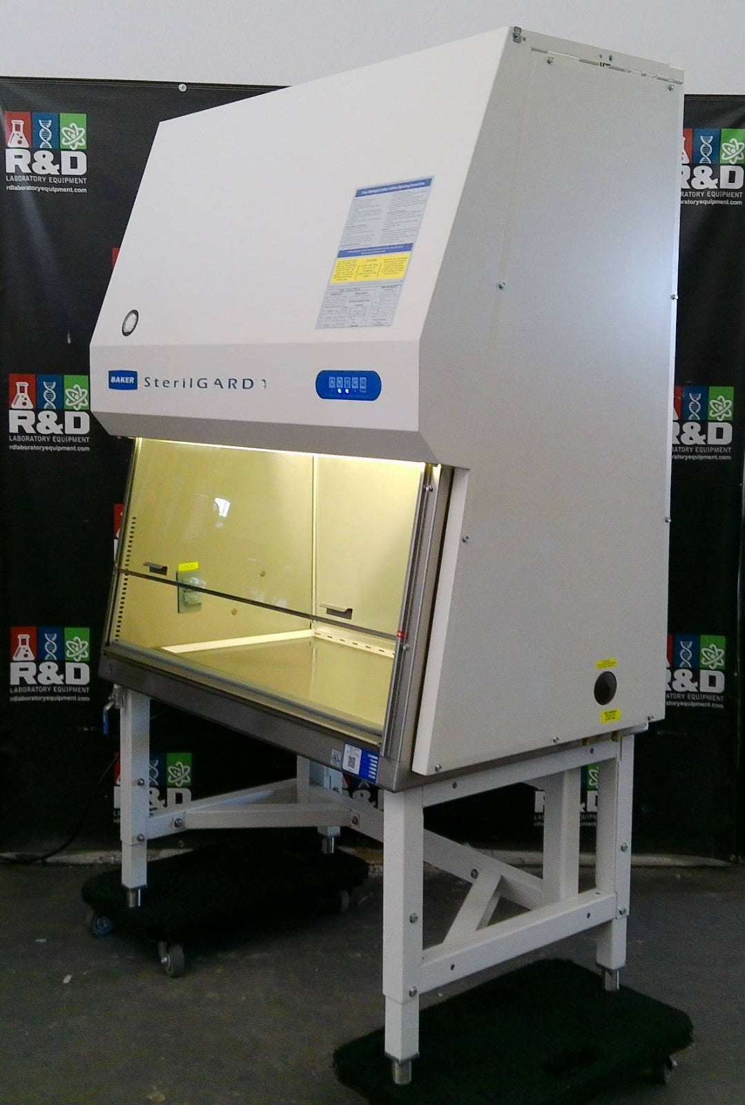 Baker 4ft SG404 A2 Biosafety Cabinet w/ UV & Stand  (2019)  FULLY TESTED