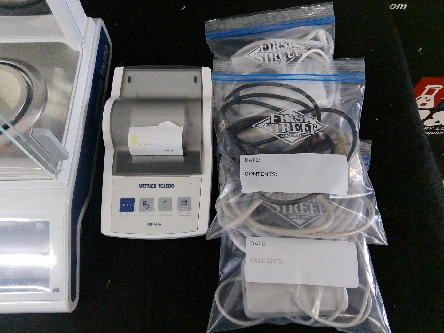 Mettler Toledo MS304TS/00 Analytical Balance w/ RS-P26 Printer 320g Capacity