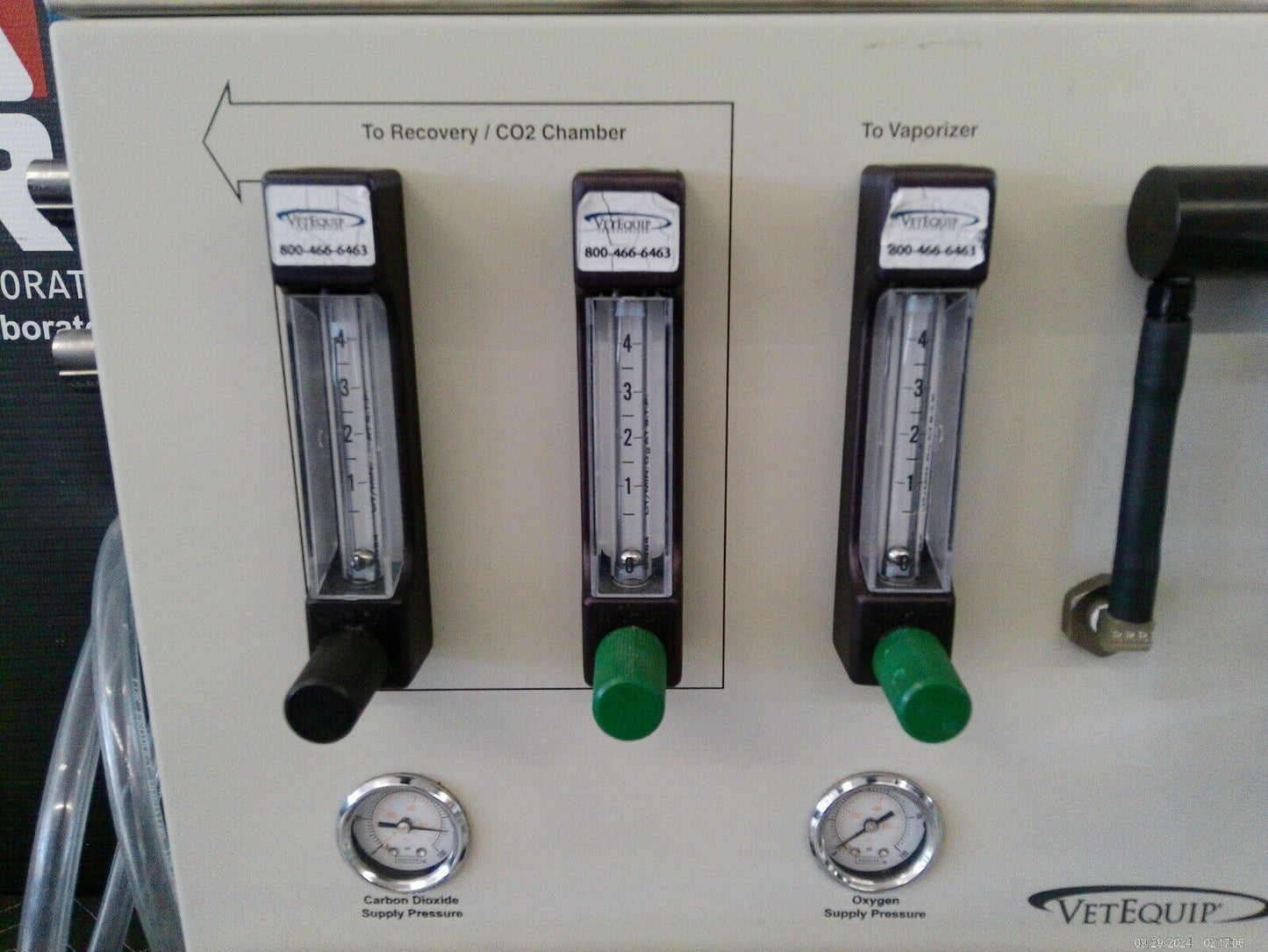 VetEquip Impac 6 Quad-Chamber Rodent/Mouse Veterinary Anesthesia System