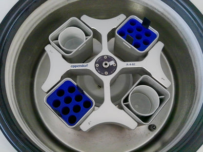 Eppendorf 5810R Refrigerated Centrifuge w/ Rotor (A-4-62), Buckets & Inserts