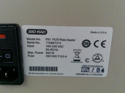 Bio-Rad PX1 PCR Plate Sealer