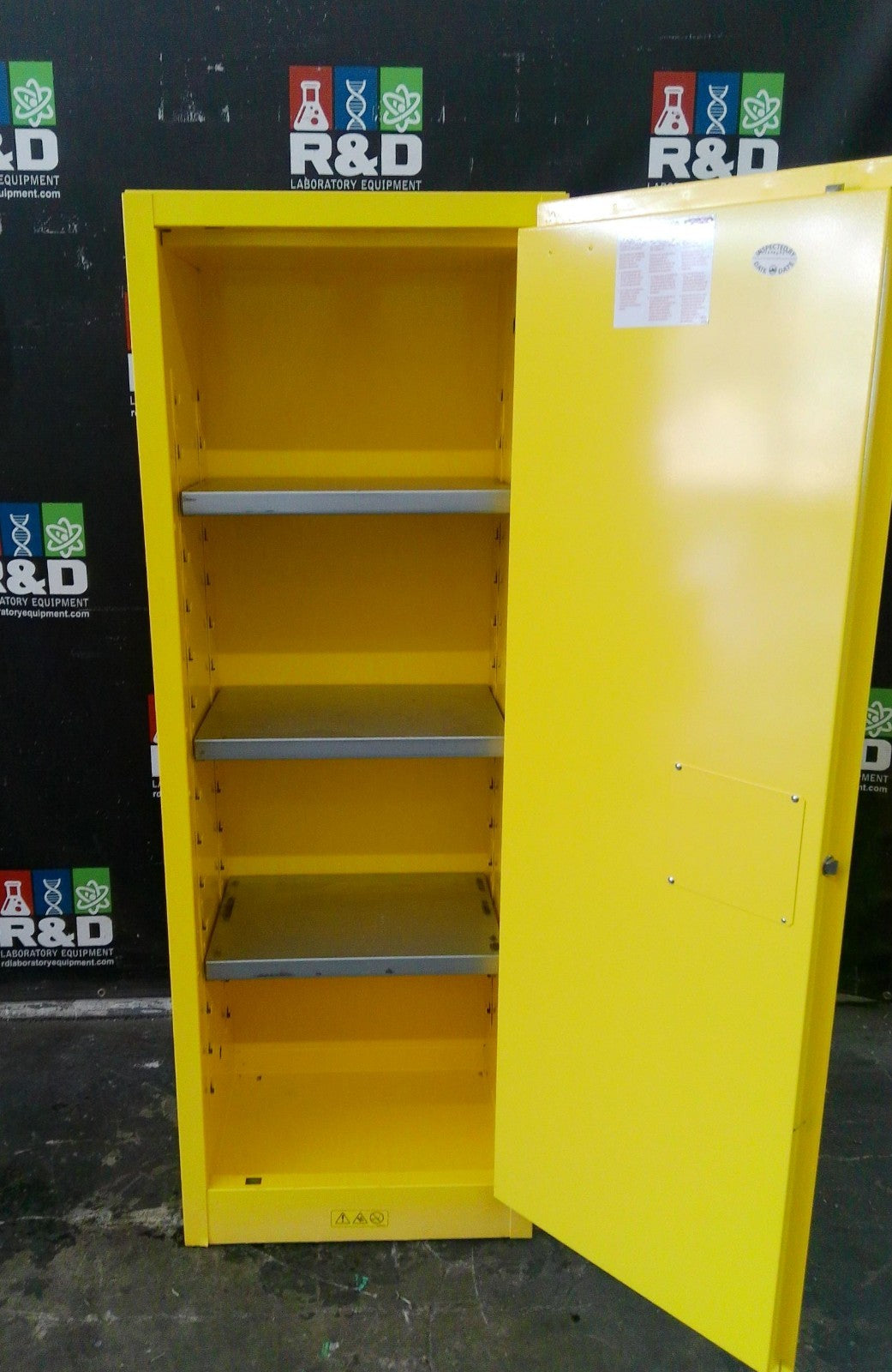 Justrite 892200 Flammable Storage Cabinet NON-Self Closing Doors 22 Gal