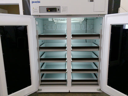PHCbi MPR-1412R-PA Double Door Pharmaceutical Refrigerator 48Cf 120v