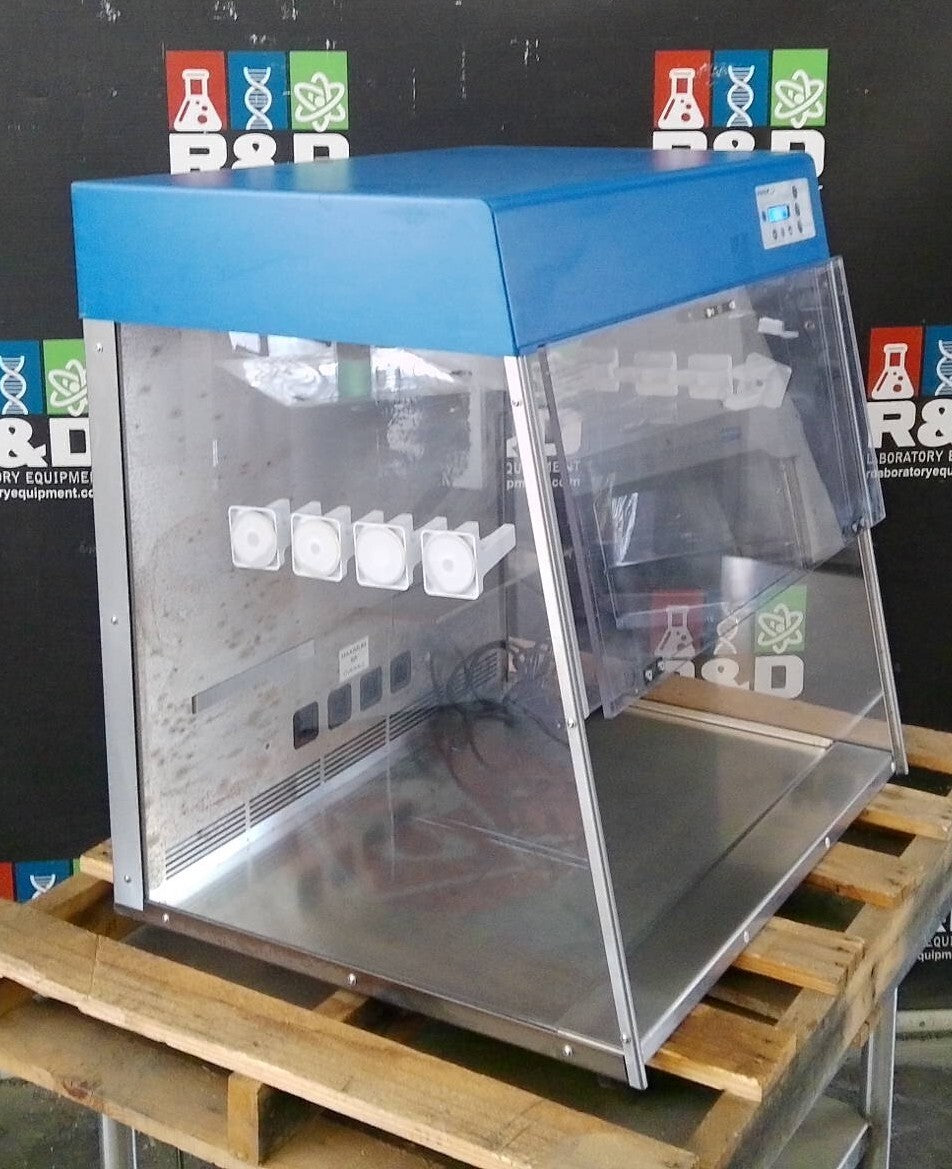 VWR 10783-132 28" PCR Workstation w/ UV & Air Recirculator Twin Decontamination