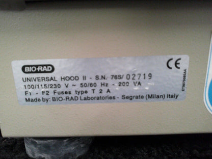 Bio-Rad Universal Hood II Gel Molecular Image System w/ Camera (PARTS)