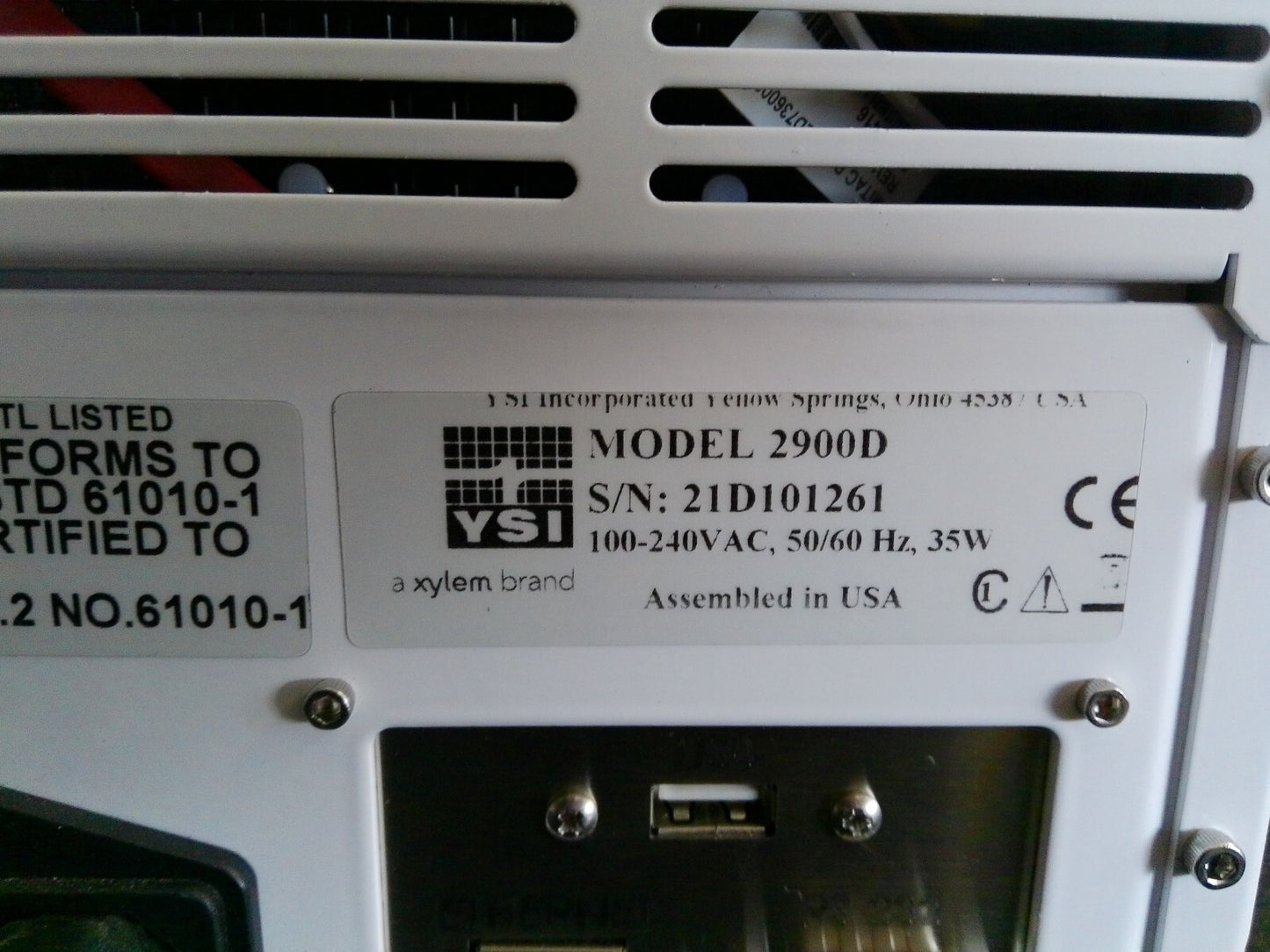 YSI 2900D Series Biochemistry Analyzer