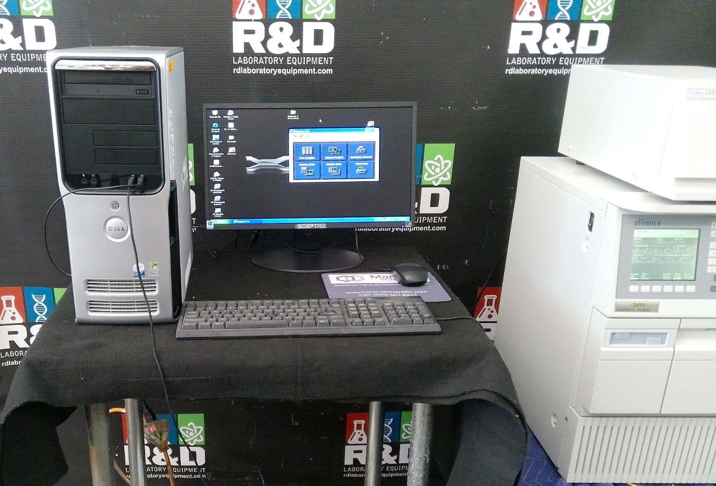 Waters 2695 Separation Module, 2487 Dual Absorbance Detector & Column Heater