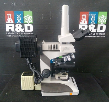 Nikon Optiphot 2 Phase Contrast Microscope w/ 6 Objectives & Lamp Power Supply