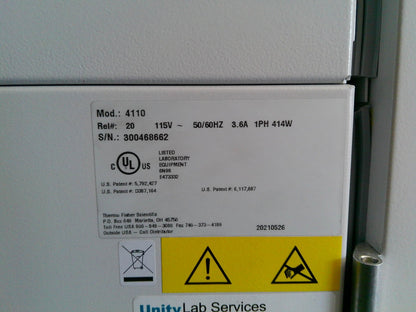 Thermo Scientific 4110 Series Double Stack Water Jacketed CO2 Incubators (2021)
