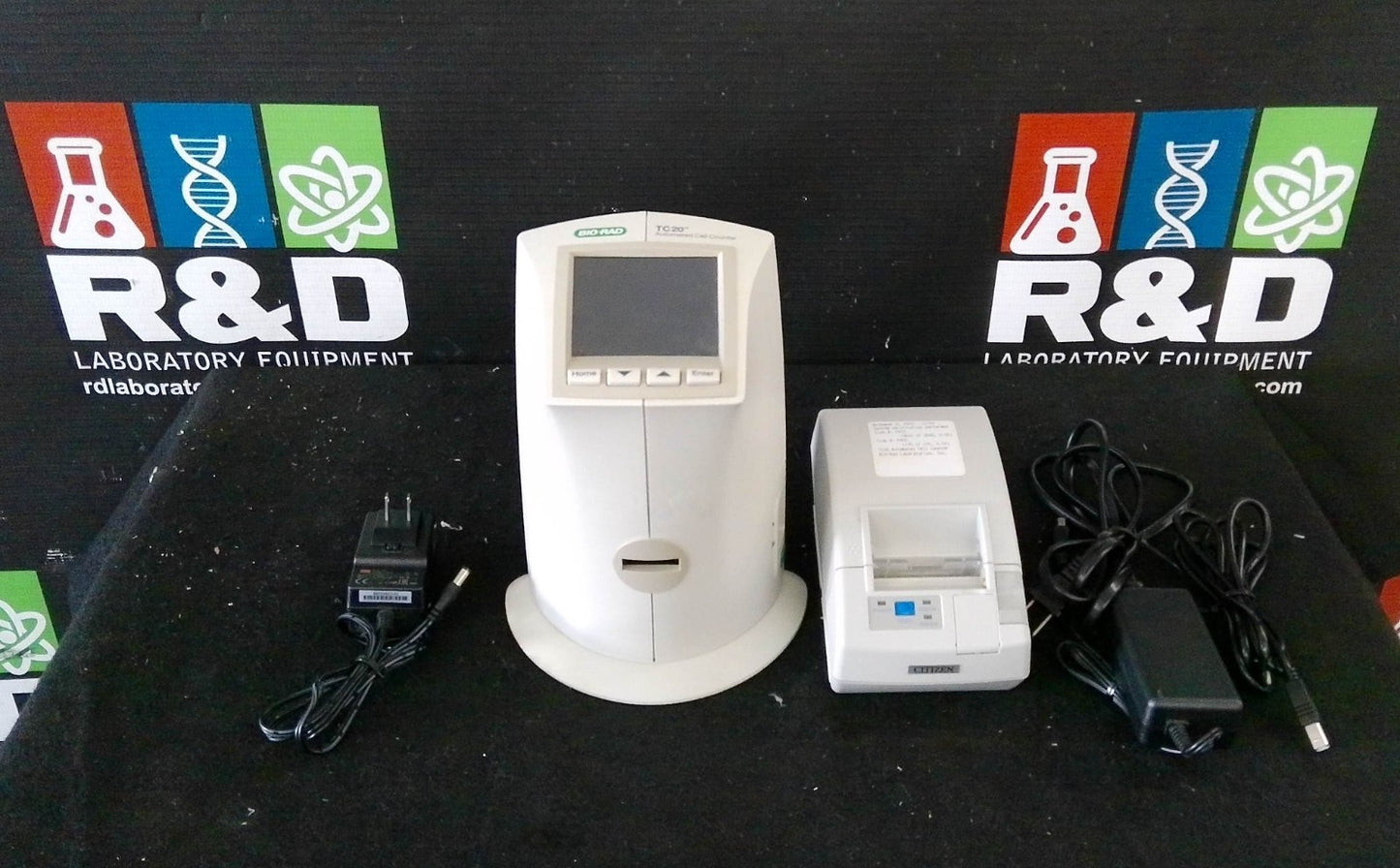 Bio-Rad TC20 Automated Cell Counter w/ Printer and Accessories