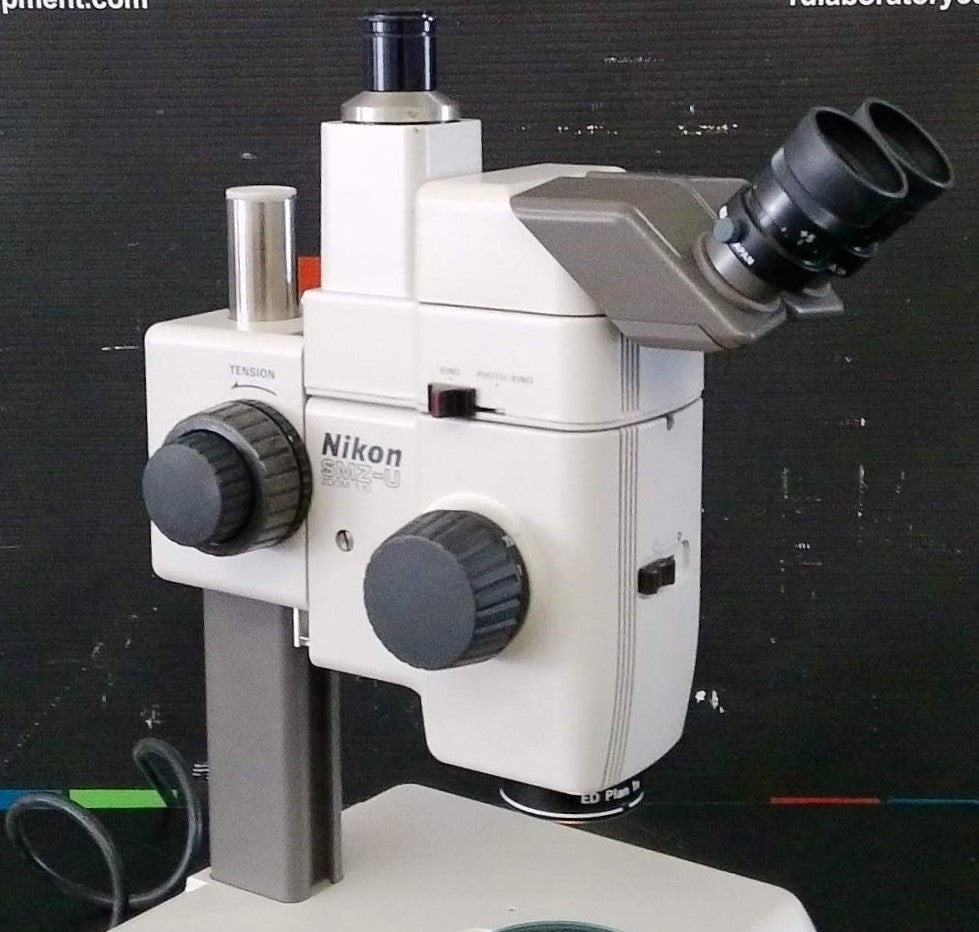 Nikon SMX-U ZOOM 1:10 Stereoscopic Microscope w/ ED Plan 1X Optic