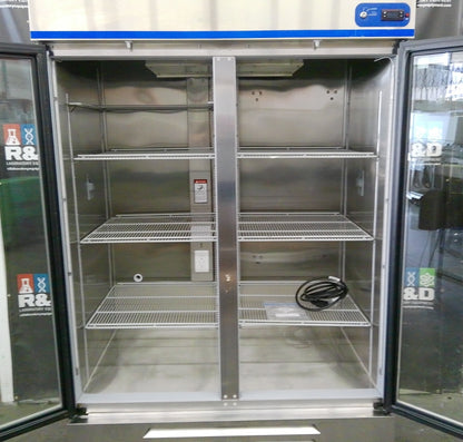 FisherBrand FBG49CSGA Isotemp Glass Double Door Laboratory Refrigerator  49Cf
