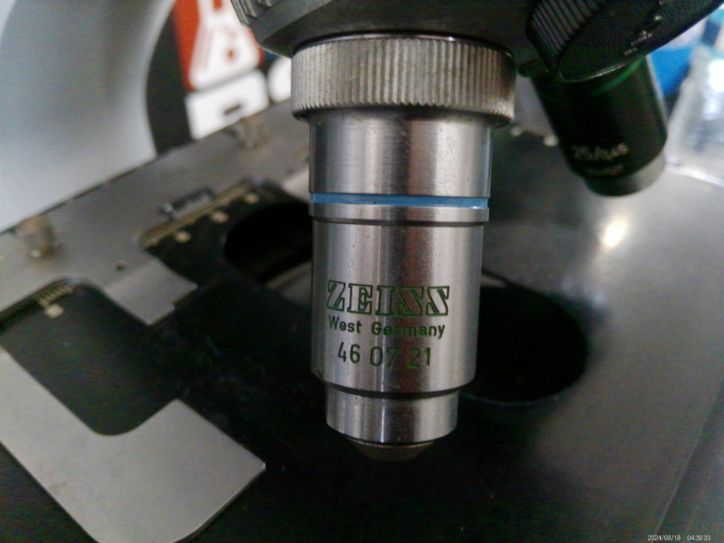 Zeiss Max ERB 467065-9914 Inspection Microscope With 3 Objectives, FULLY TESTED