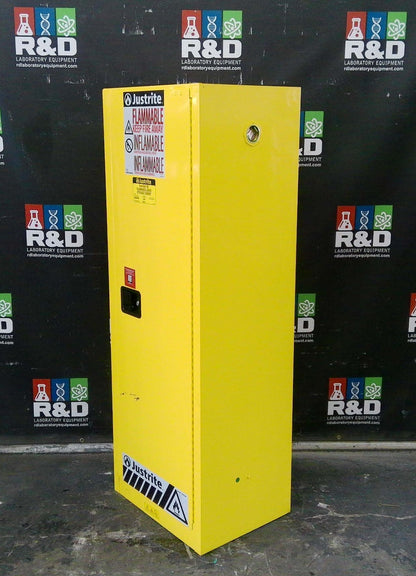 Justrite 892220 Flammable Storage Cabinet Self Closing Doors 22 Gal