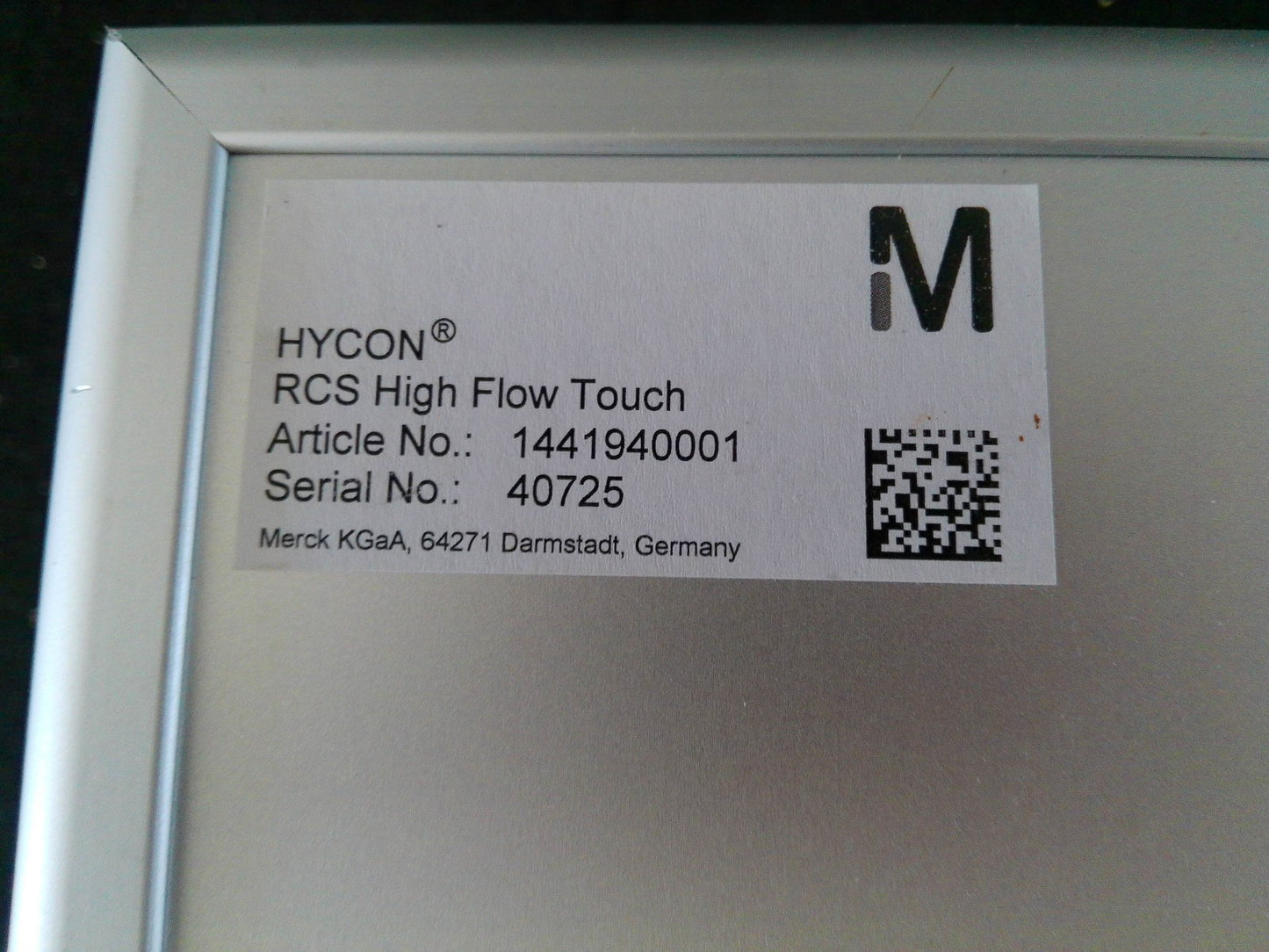 Millipore/ Hycon RCS High Flow Touch Microbial Air Sampler w/ Software & Case