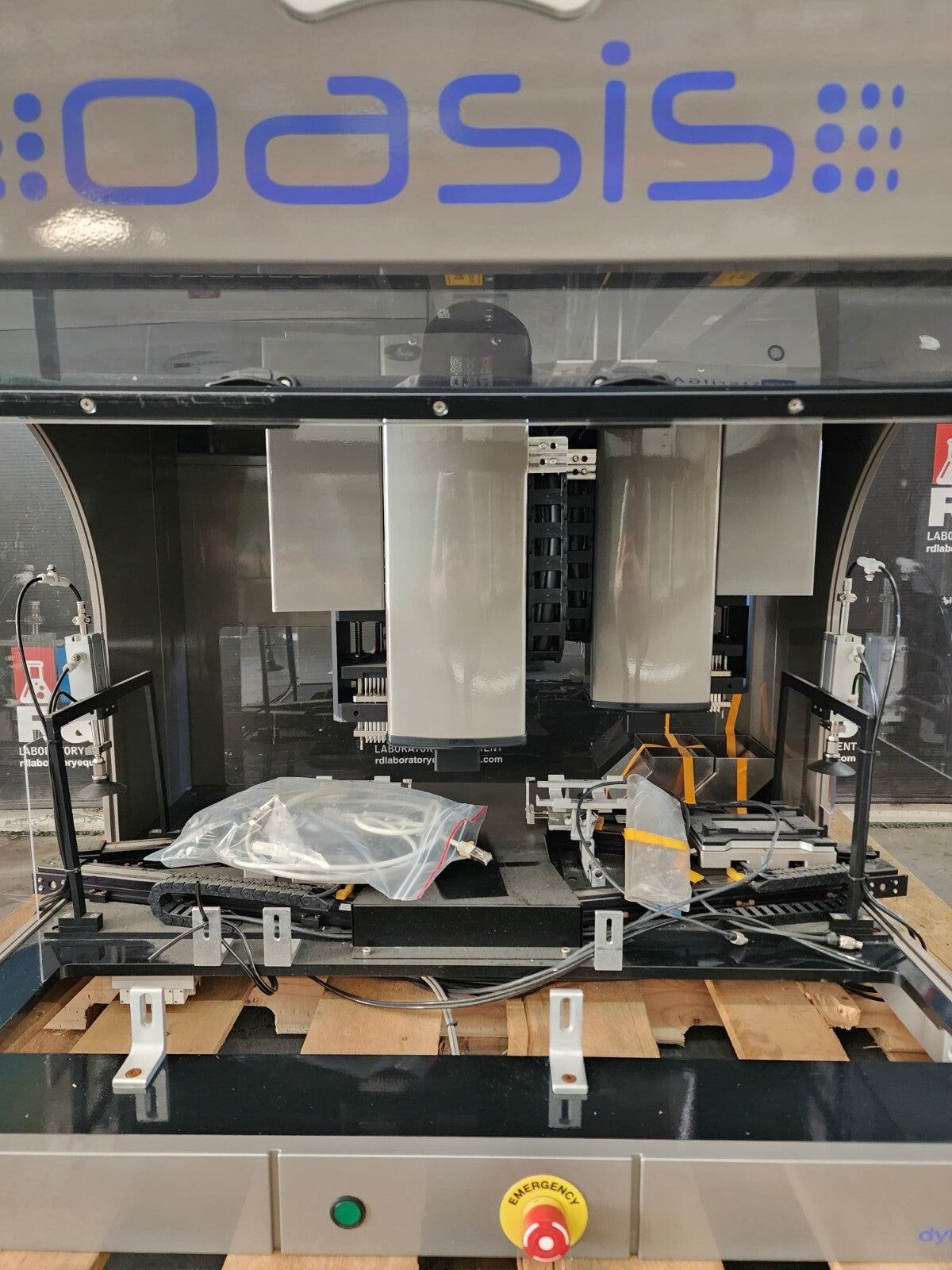 Dynamic Devices Oasis LM 1200 Robotic Liquid Handler w/ Envirco Mac 10 Blower