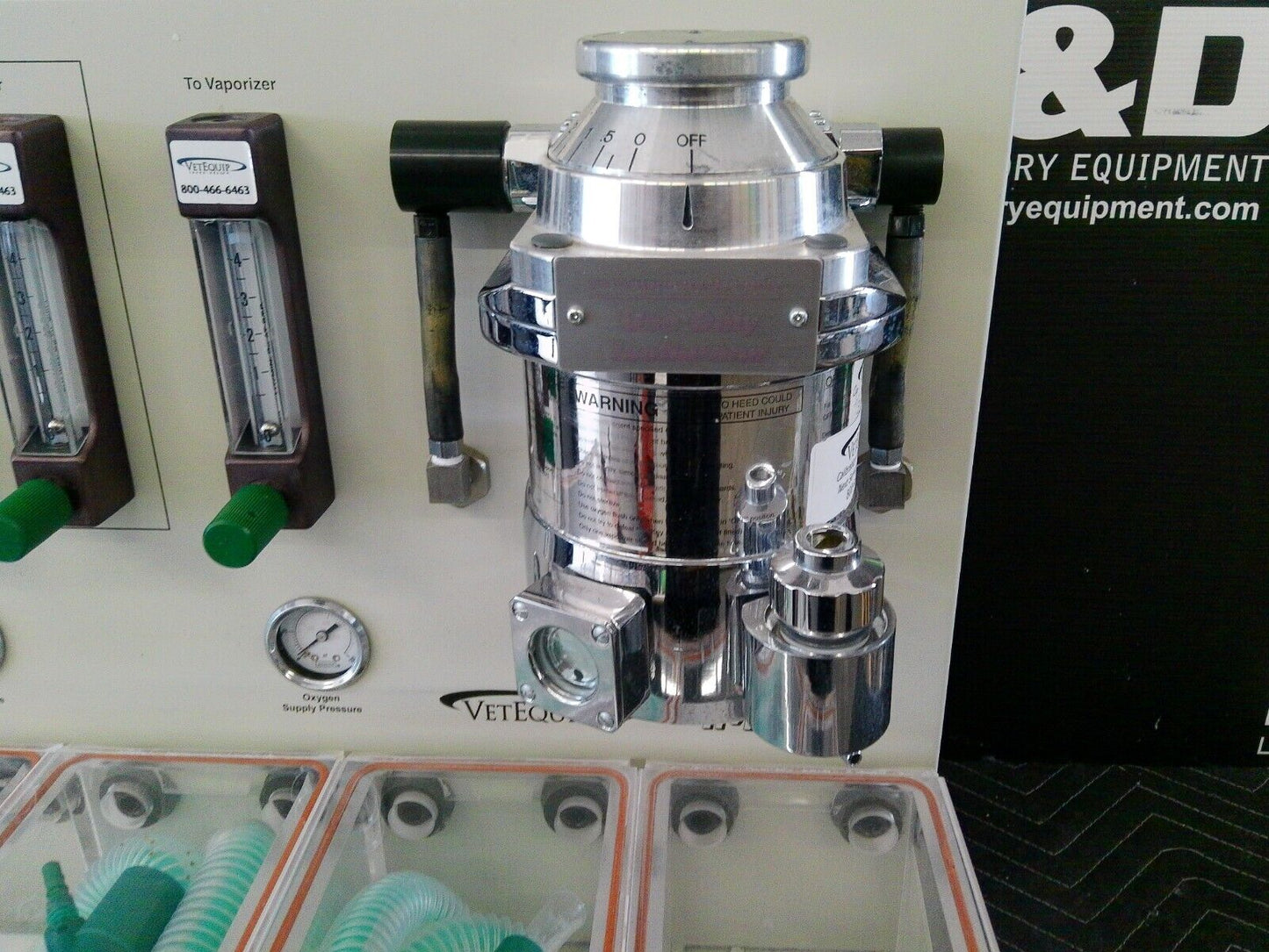 VetEquip Impac 6 Quad-Chamber Rodent/Mouse Veterinary Anesthesia System