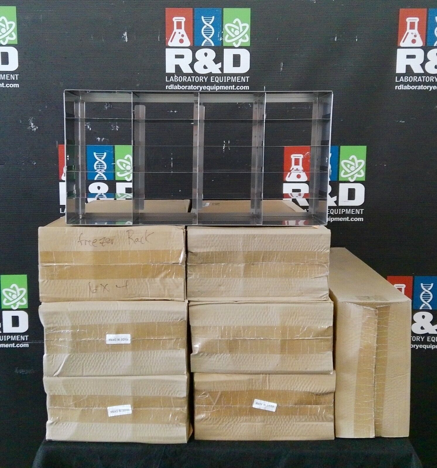 Cryogenic Cryo Storage -80 Freezer Racks - Stainless Steel 20 cells (L