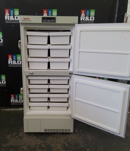 Sanyo MDF-U537 Two-Door Biomedical -30C Lab Freezer 17Cf 120V FULLY TESTED