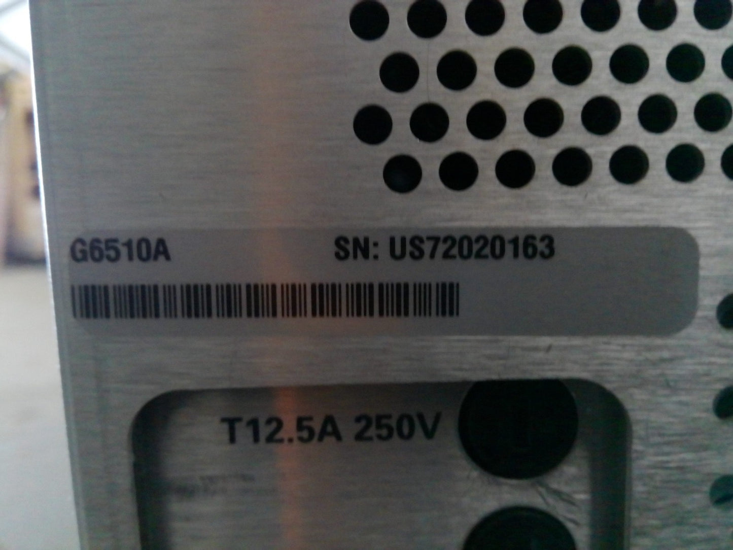 Agilent G6510A Accurate-Mass Quadrupole Time-of-Flight (Q-TOF) LC/MS System