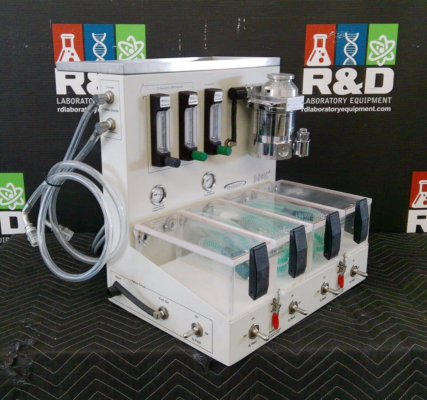 VetEquip Impac 6 Quad-Chamber Rodent/Mouse Veterinary Anesthesia System