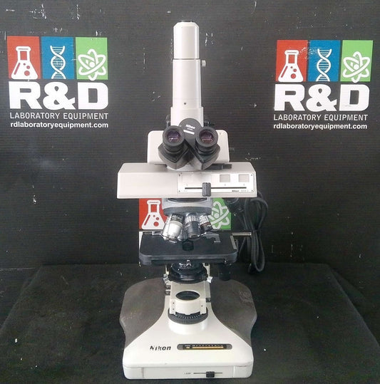 Nikon Optiphot 2 Phase Contrast Microscope w/ 6 Objectives & Lamp Power Supply
