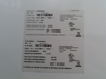 Thermo Scientific GTTSG25RPSA +4C Laboratory Refrigerator 23Cf 120v