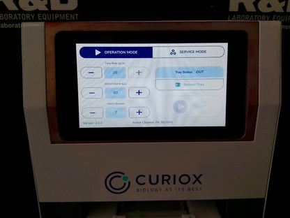 Curiox HT Buffer Exchanger 5 w/ HT2000 Laminar Wash Station 96