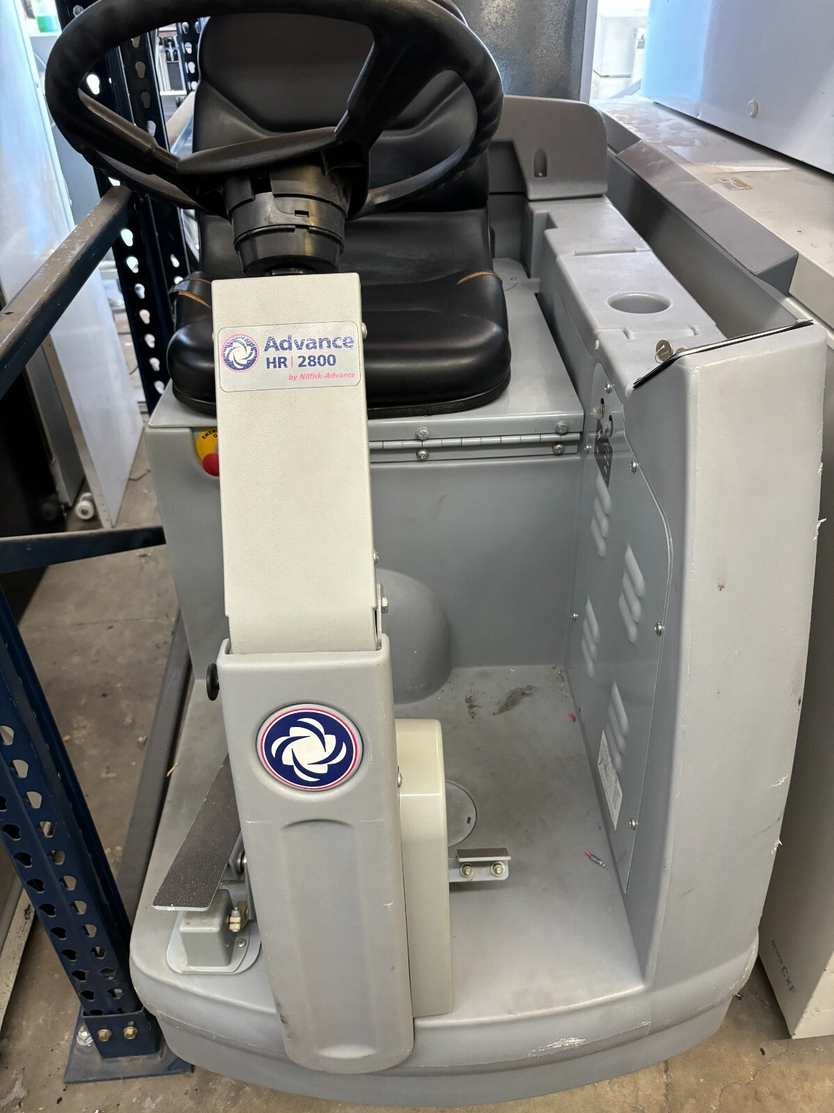 Advance HR 2800 Nilfisk Ride Along Floor Cleaner Scrubber New Batteries &Charger