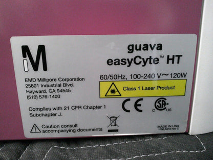 Millipore 2015 Guava EasyCyte HT Flow Cytometer
