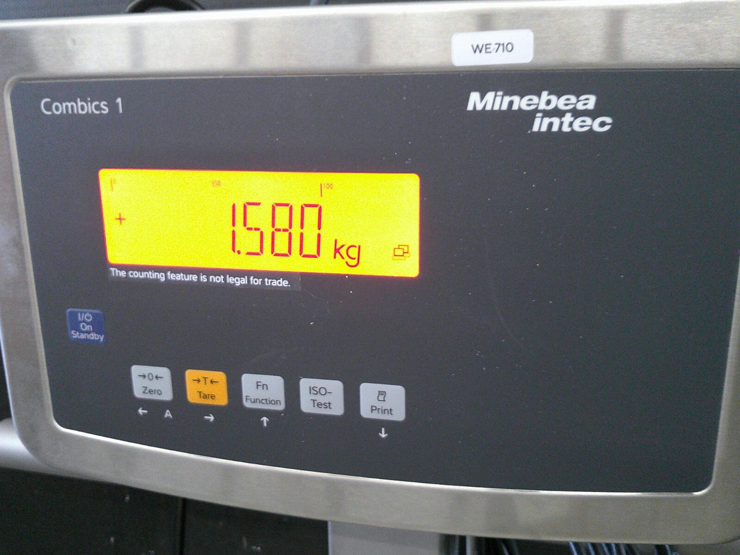 Sartorius/ Minebea Intec IFS4 Stainless Steel Weighing Platform Drum Scale