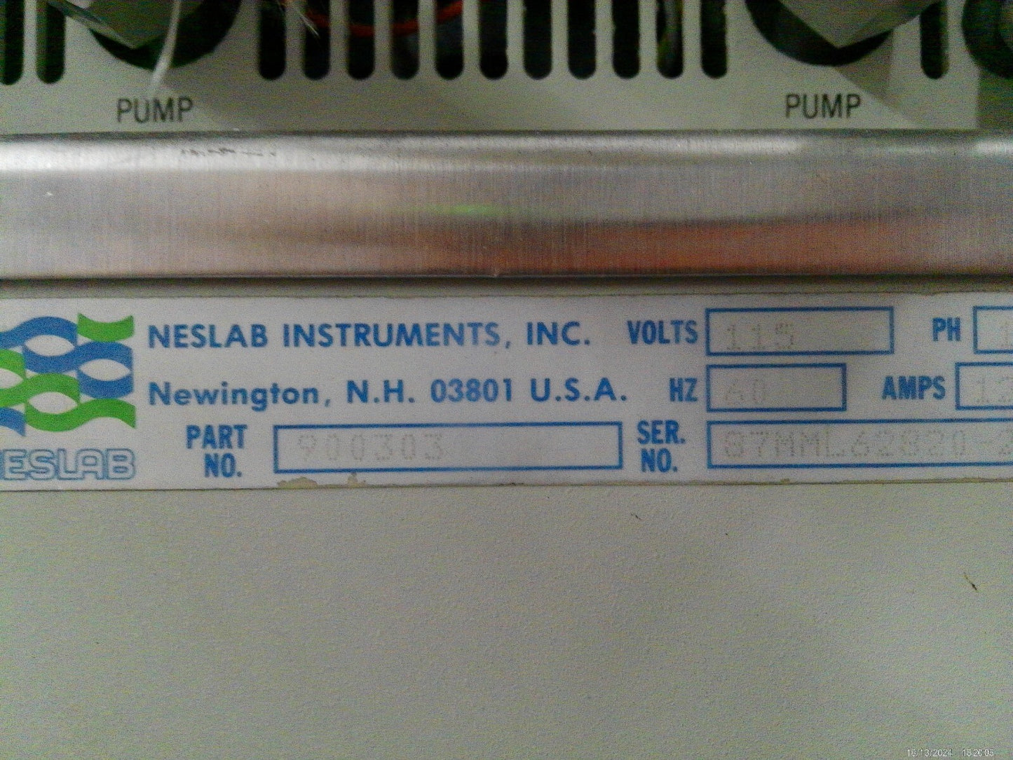 Neslab 900303 RTE-110 Pyrometer Refrigerated Chiller/ Recirculator FULLY TESTED