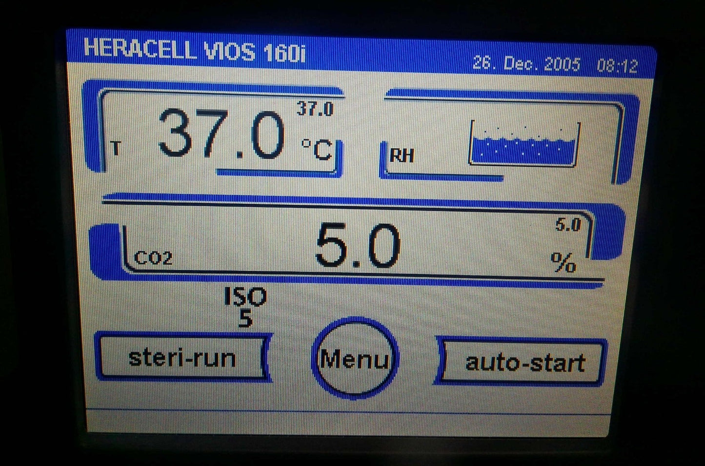 Thermo CO2 Incubator HERAcell Vios 160i Copper Lined (2021)  Calibrated