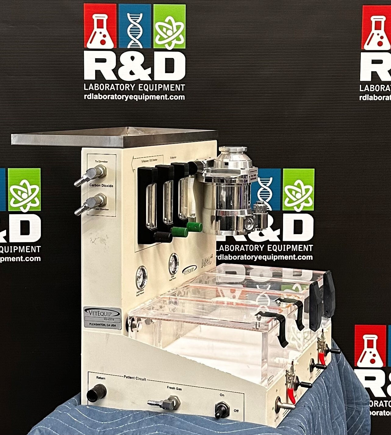 VetEquip Impac 6 Quad-Chamber Rodent/Mouse Veterinary Anesthesia System