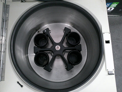 Beckman Coulter J-6B Floor Centrifuge JS-4.2 Rotor & Buckets(x4) FULLY TESTED