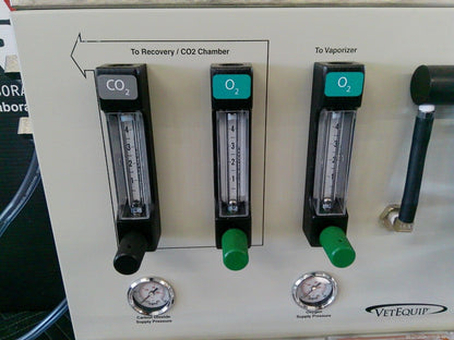 VetEquip Impac 6 Quad-Chamber Rodent/Mouse Veterinary Anesthesia System