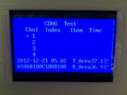 Labomed Inc. SCO-2004 4 Channel Semi-Automatic Coagulation Analyzer 220v