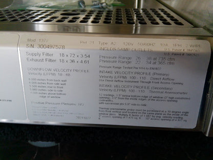 Thermo Scientific 6ft 1377 A2 Biosafety/Biological Safety Cabinet w/UV +Warranty