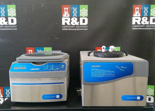 Labconco Centrivap Concentrator Centrifuge 7810014 w/Centrivap Cold Trap 7811020